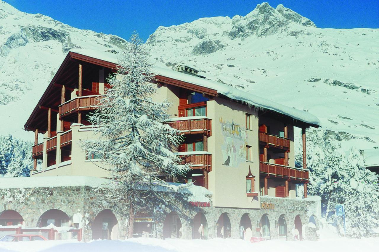 Hotel Poestli Maloja Exteriör bild
