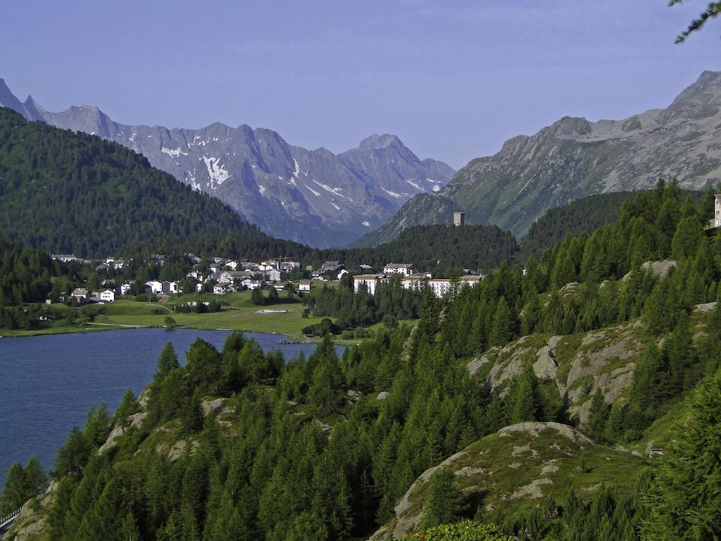 Hotel Poestli Maloja Exteriör bild