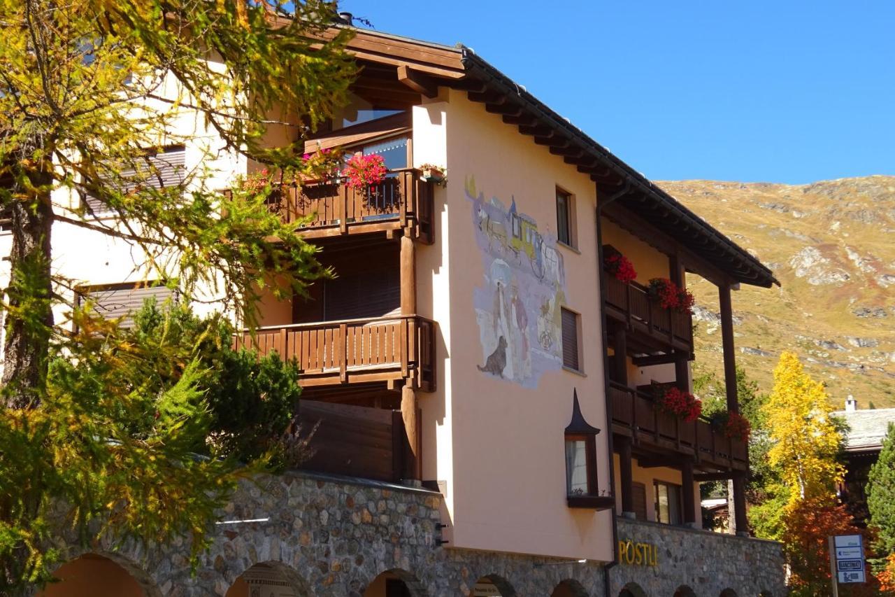 Hotel Poestli Maloja Exteriör bild